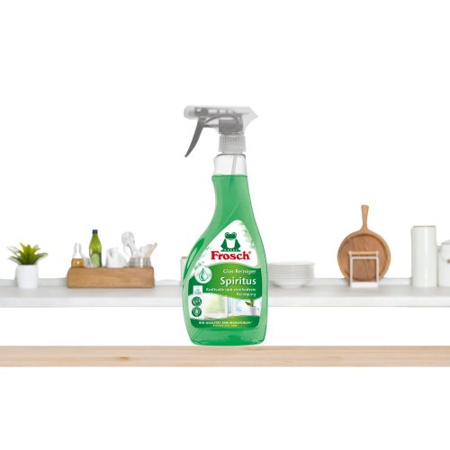 Chai Xịt Vệ Sinh Gương Kính Hữu Cơ Frosch 500ml